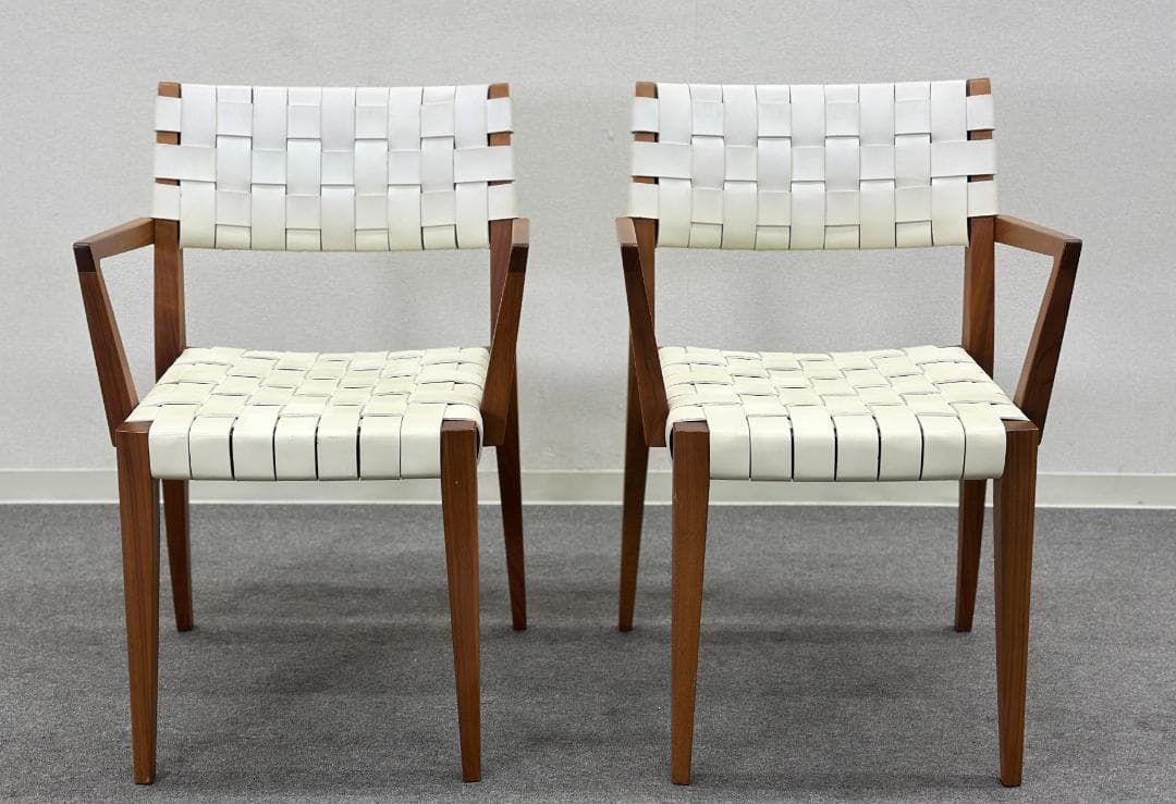 アルフレックス■TINA10アームチェア　2脚セット　ダイニング　ウォールナット