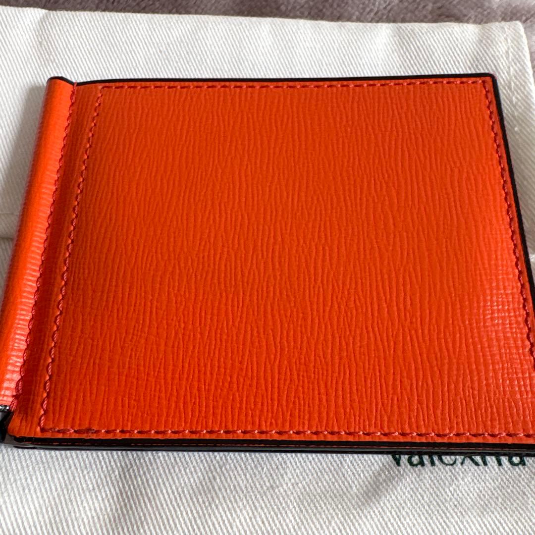 Valextra オレンジ マネークリップ