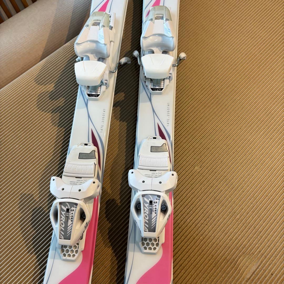 美品　レディーススキーセット　ピュアコンシャス147cm 25-25.5cm