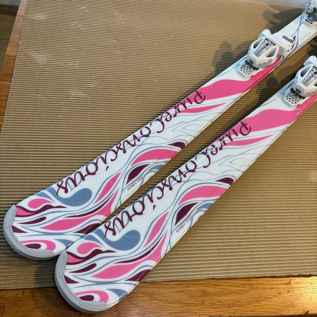 美品　レディーススキーセット　ピュアコンシャス147cm 25-25.5cm