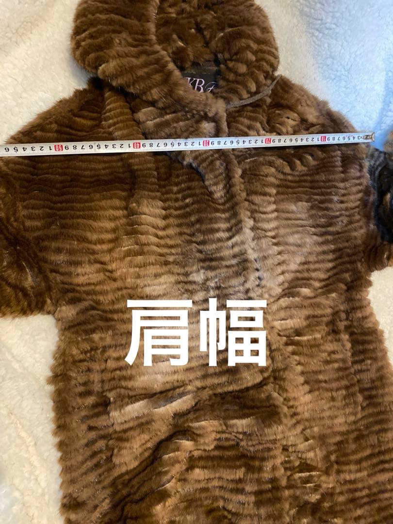 KB. fur 軽量 ミンク カシミア 高級 カーディガン ファー コート