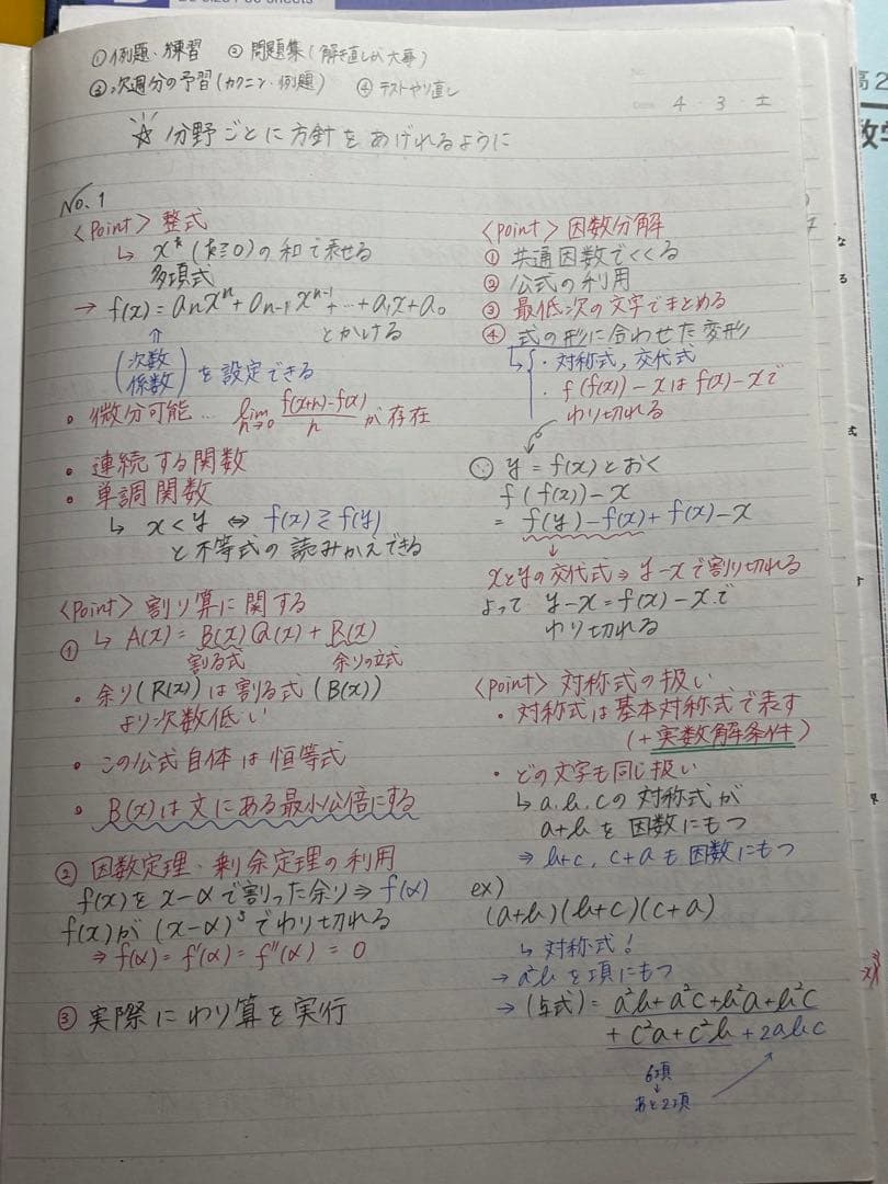 鉄緑会 数学 高2 実戦講座