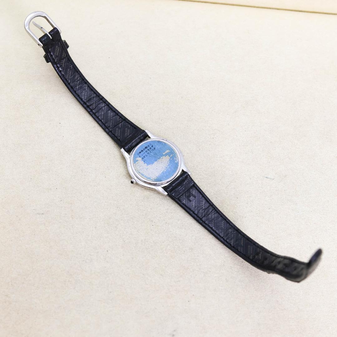 稼働 SEIKO CREDOR 腕時計 18KT レディース レザー 2403