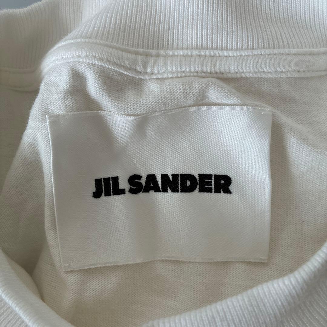 JIL SANDER ホワイトロゴTシャツ