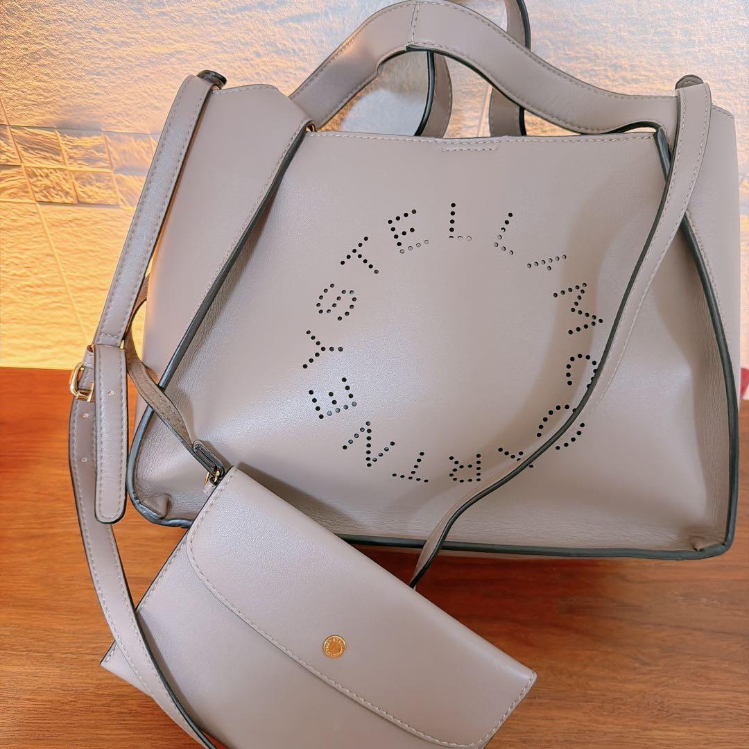 ステラマッカートニーロゴトートバッグ