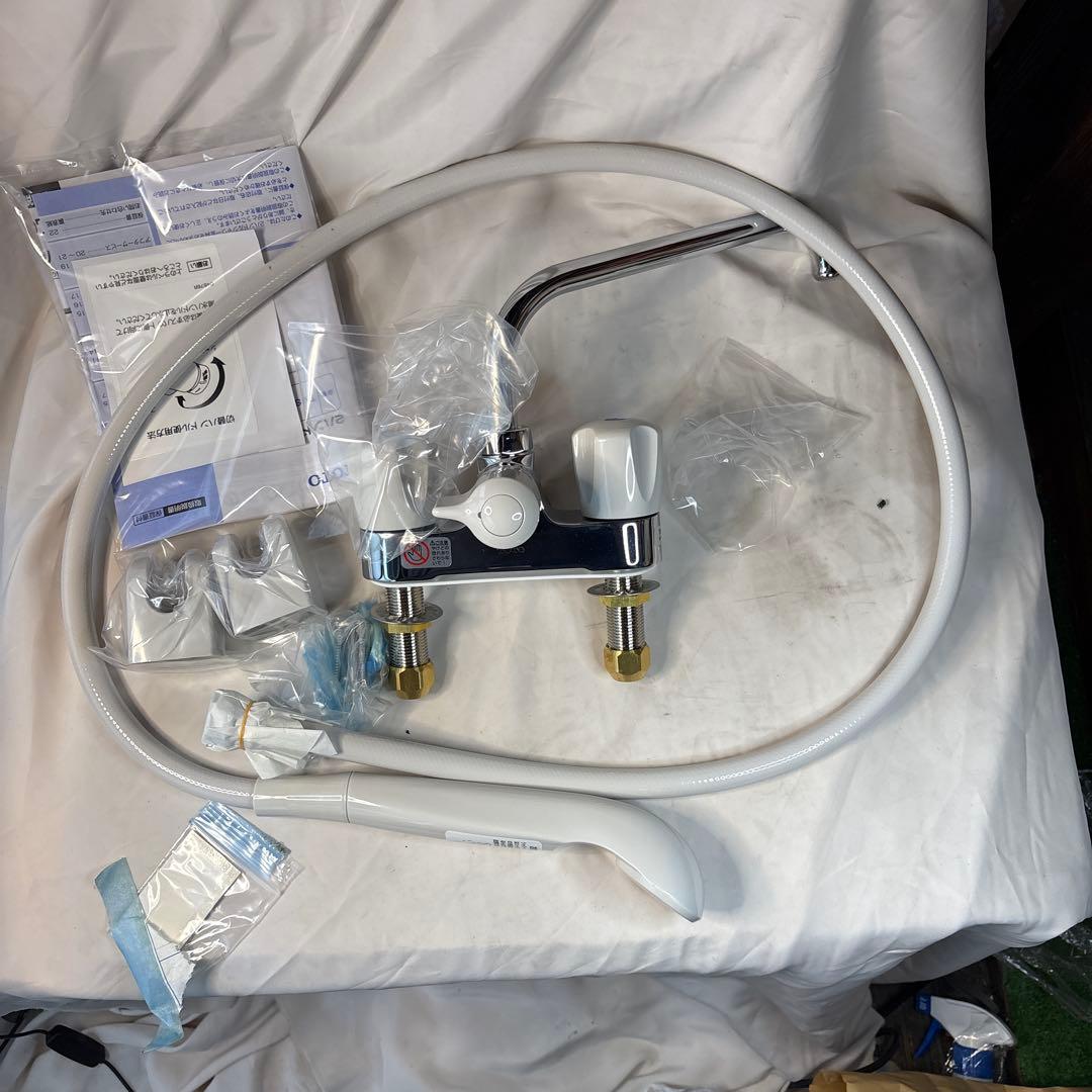 TOTOハンドシャワー式湯水混合栓 TMS26C 新品未使用