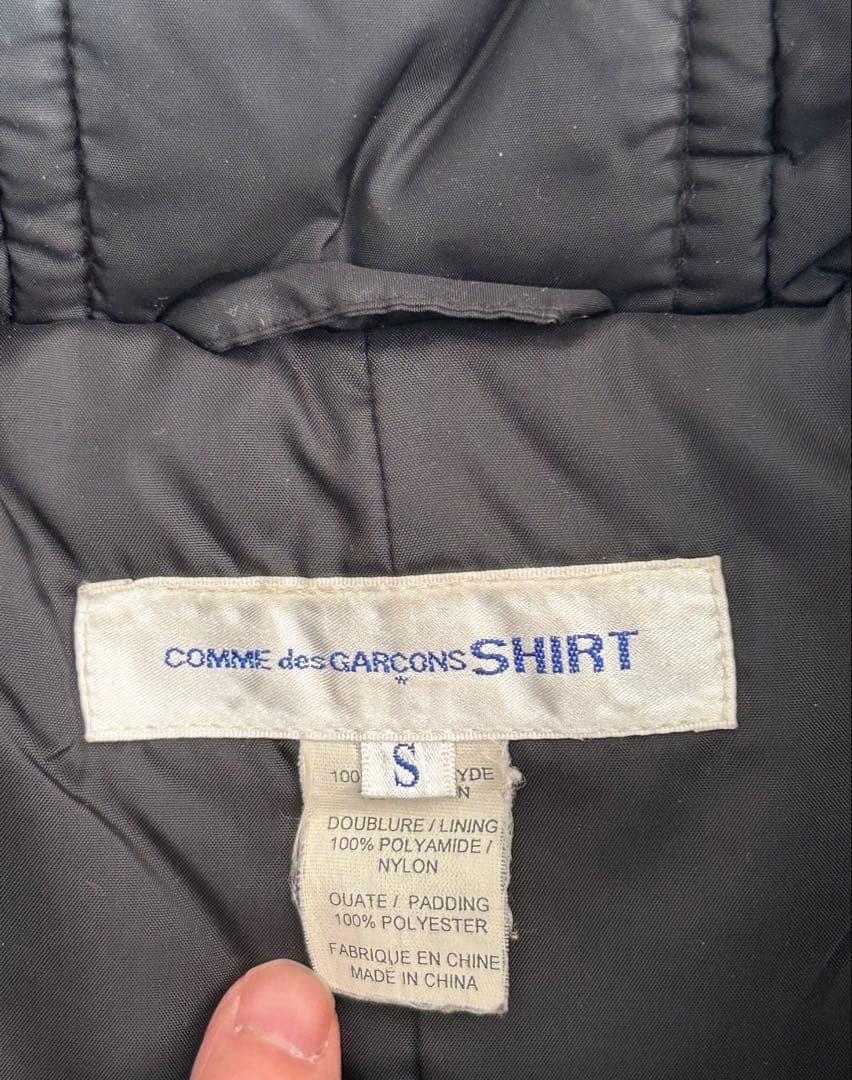 ［美品］COMME des GARÇONS SHIRT ダッフルコート Ｓ　BK