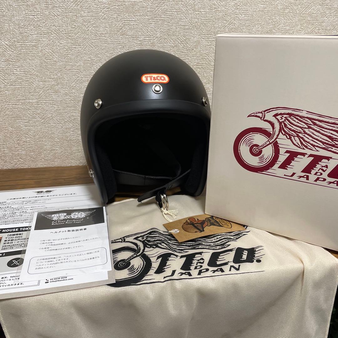 TT&CO. スーパーマグナム ジェットヘルメットM/Lサイズ57-58cm