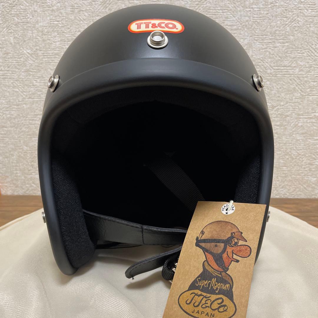 TT&CO. スーパーマグナム ジェットヘルメットM/Lサイズ57-58cm