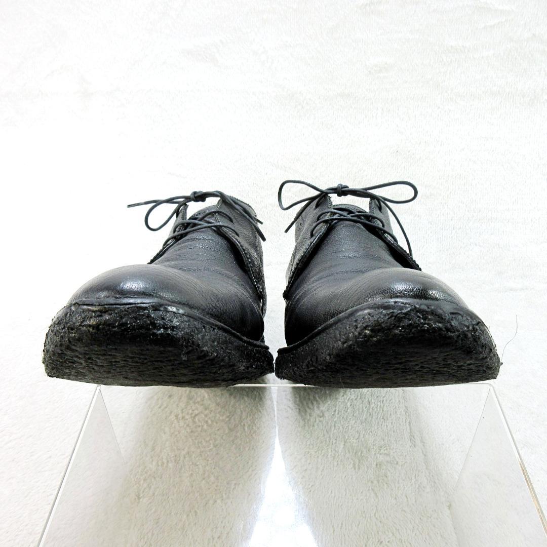 ✨激レア/超柔軟シボ革✨GIORGIO ARMANI チャッカブーツ EU42