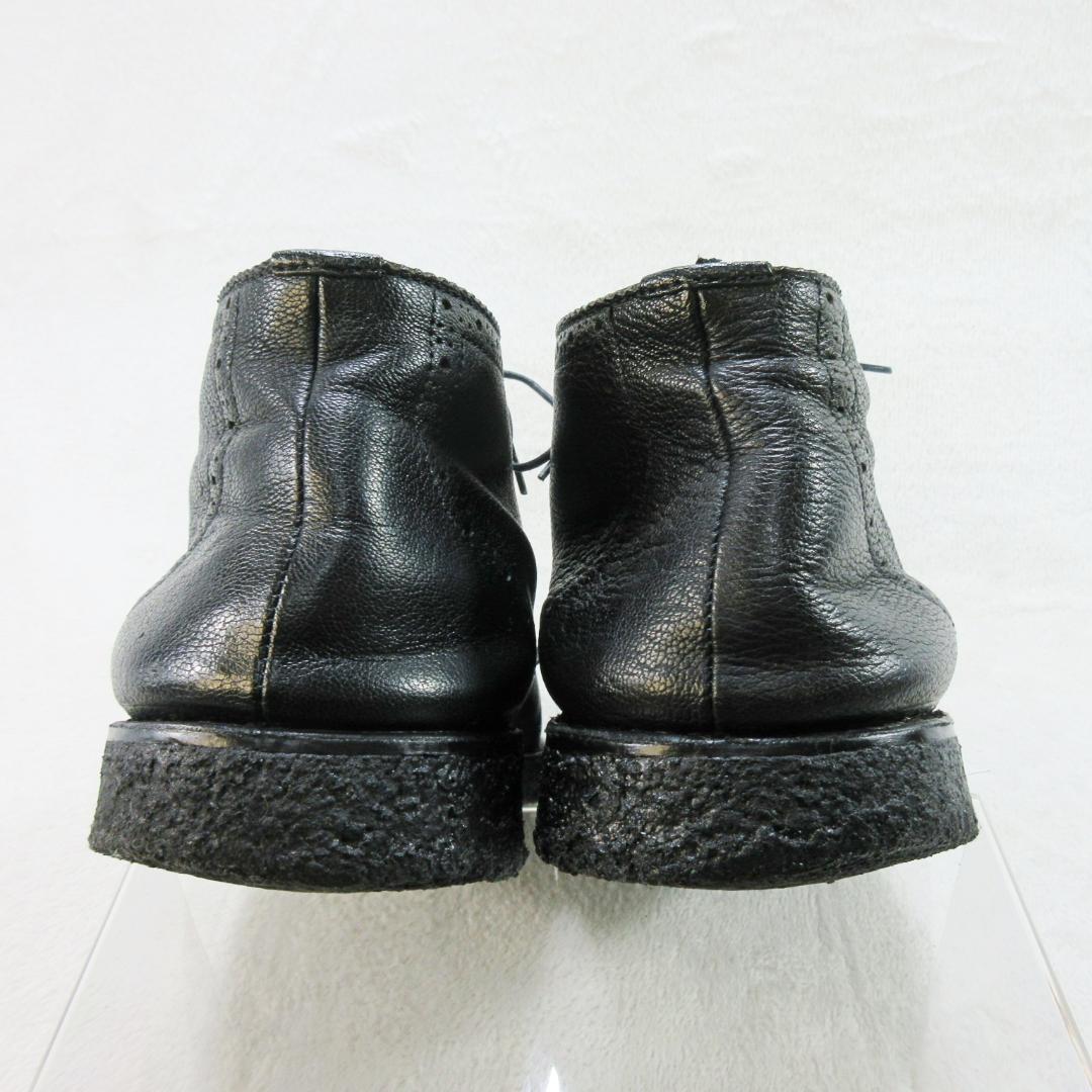 ✨激レア/超柔軟シボ革✨GIORGIO ARMANI チャッカブーツ EU42