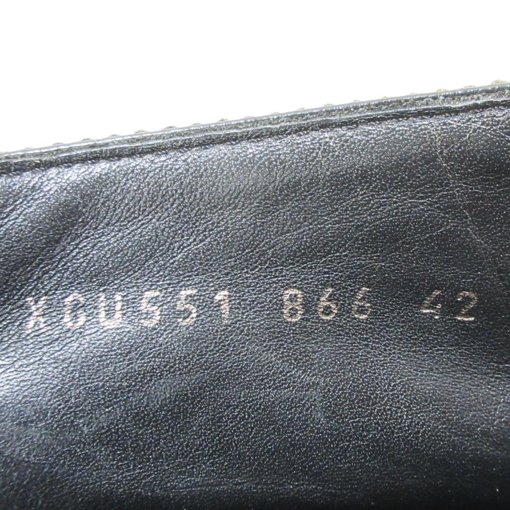 ✨激レア/超柔軟シボ革✨GIORGIO ARMANI チャッカブーツ EU42