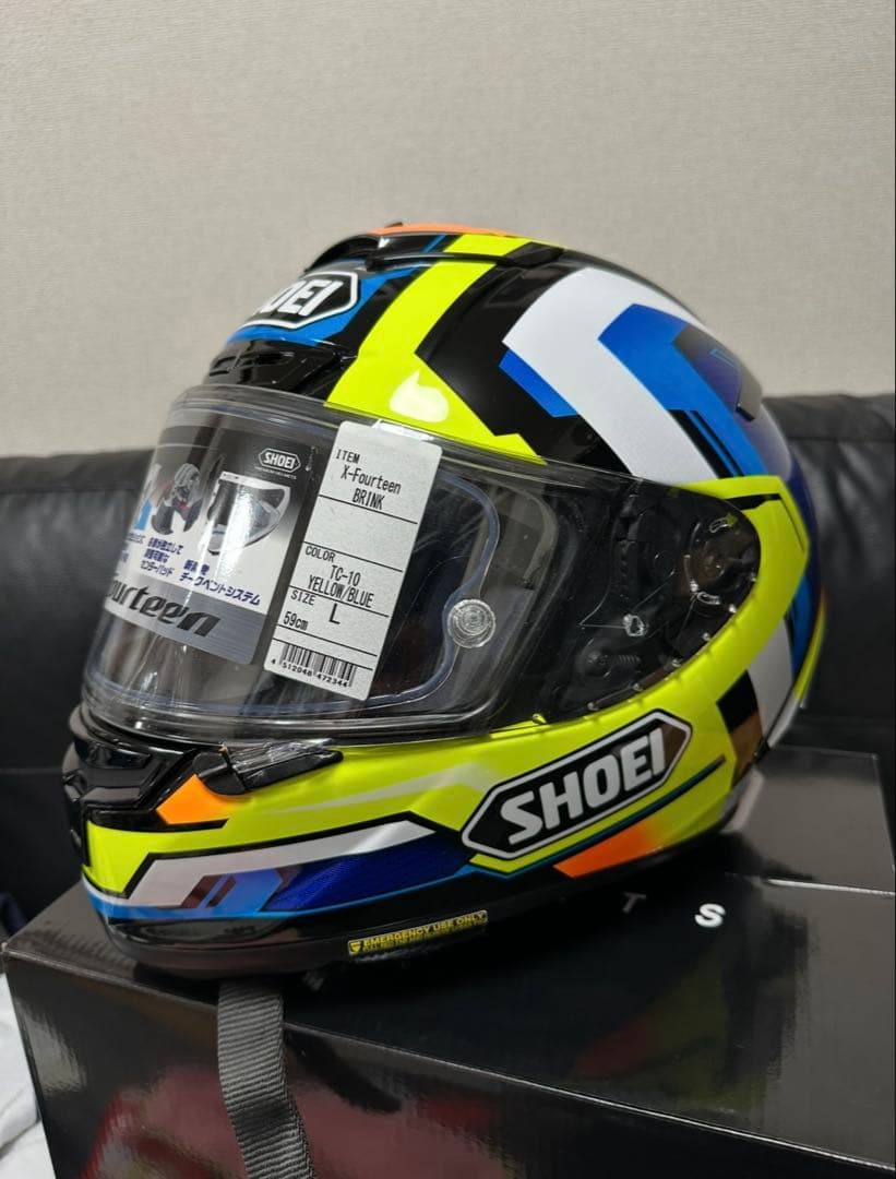SHOEI X-fourteen L　新品クリアシールド　直接引取OK