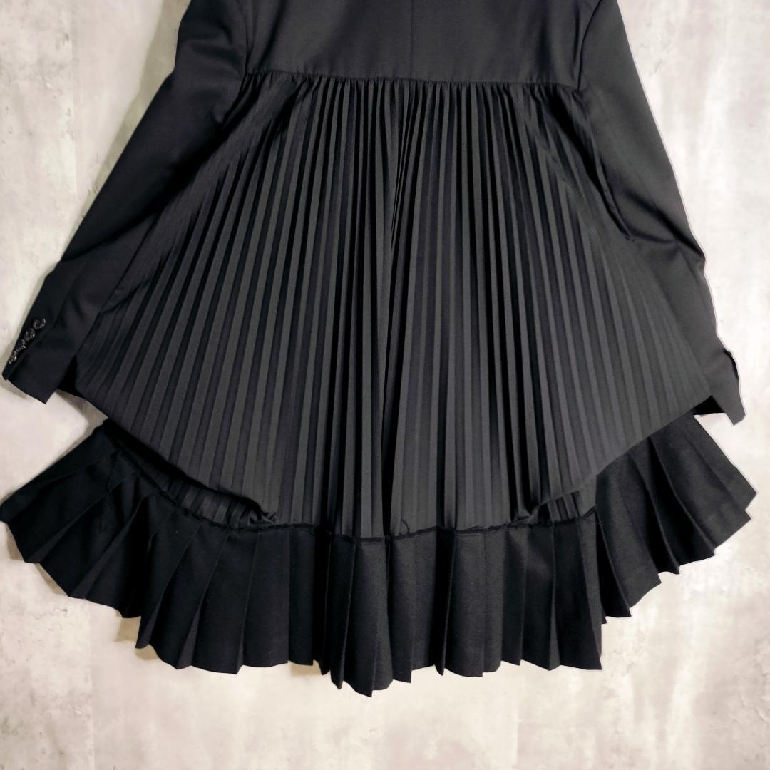 【21AWランウェイモデル・美品】ジュンヤワタナベ プリーツドッキングジャケット