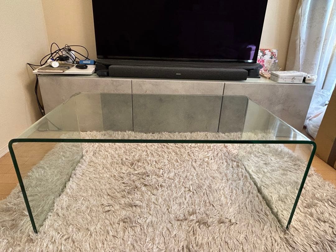 【フランフラン】クレール コーヒーテーブル (W900)