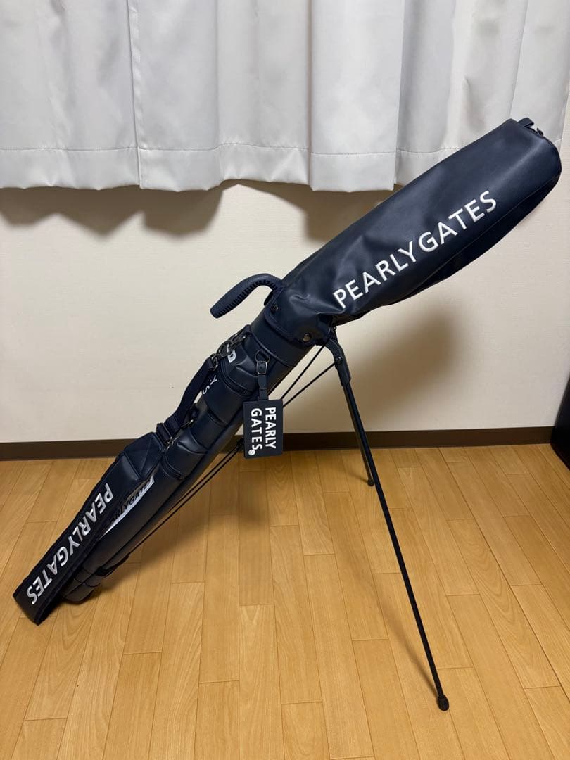 PEARLY GATES セルフスタンドバッグ ネイビー