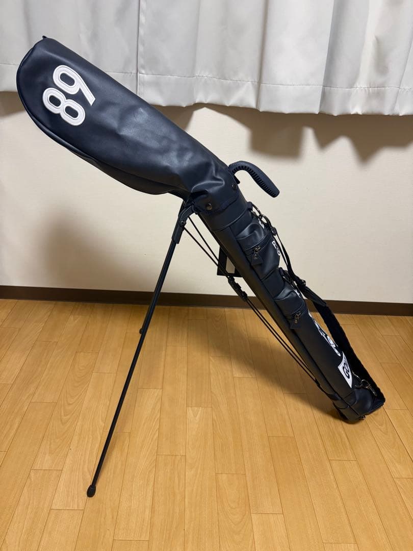 PEARLY GATES セルフスタンドバッグ ネイビー