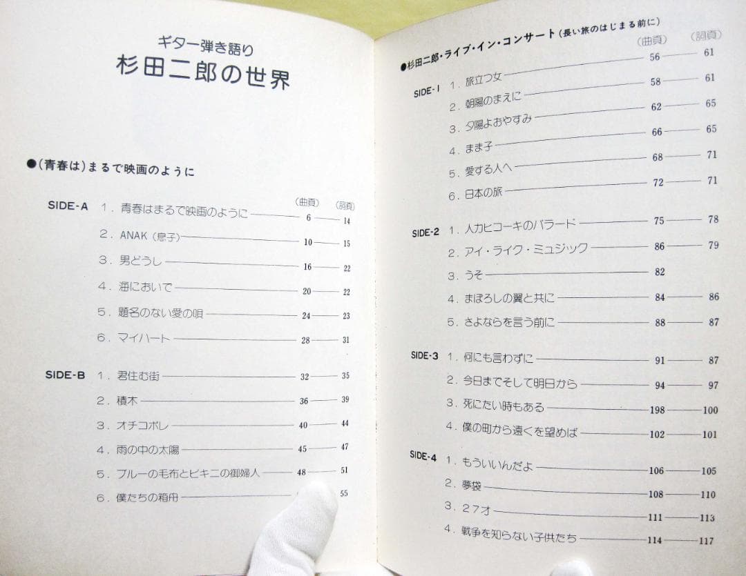 杉田二郎の世界　ギター弾き語り　ニューフォークの旗手シリーズ 希少