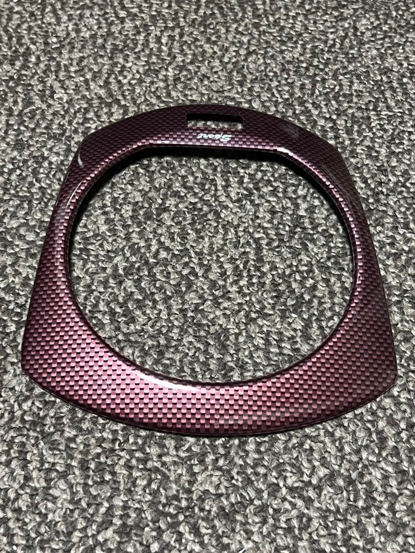 値下げ中！【超美品】NDロードスター AT用 赤カーボンファイバー模様