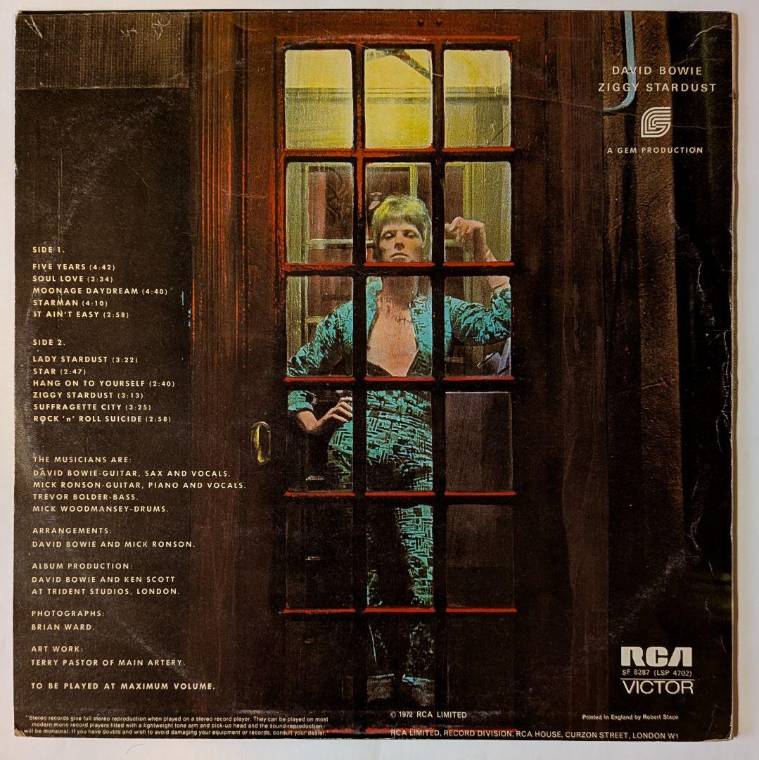 や*ん様 UK初期 (1E/1E)デヴィッド・ボウイ ZIGGY STARDUS