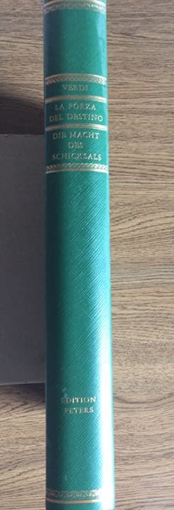 ヴェルディ：運命の力〜 ペータース版
