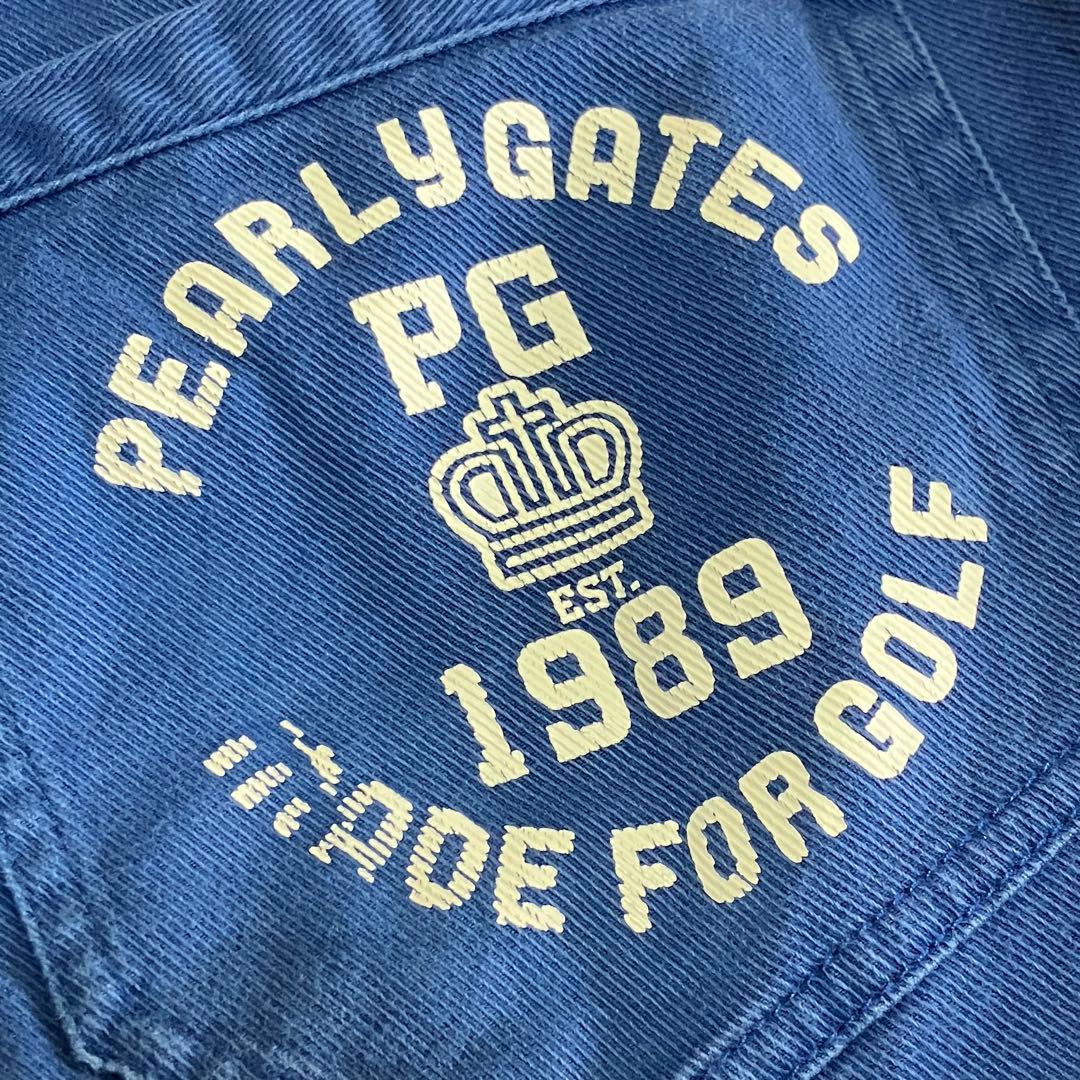 パーリーゲイツ ゴルフパンツ カラーデニム ストレッチ サイズ6