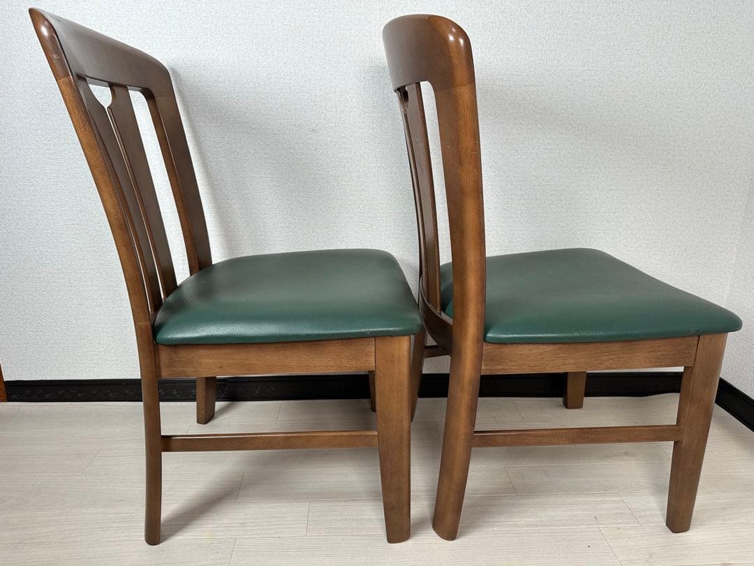 カリモク クラシック ヴィンテージ レザーチェア ２脚セット 管理No.※i4※