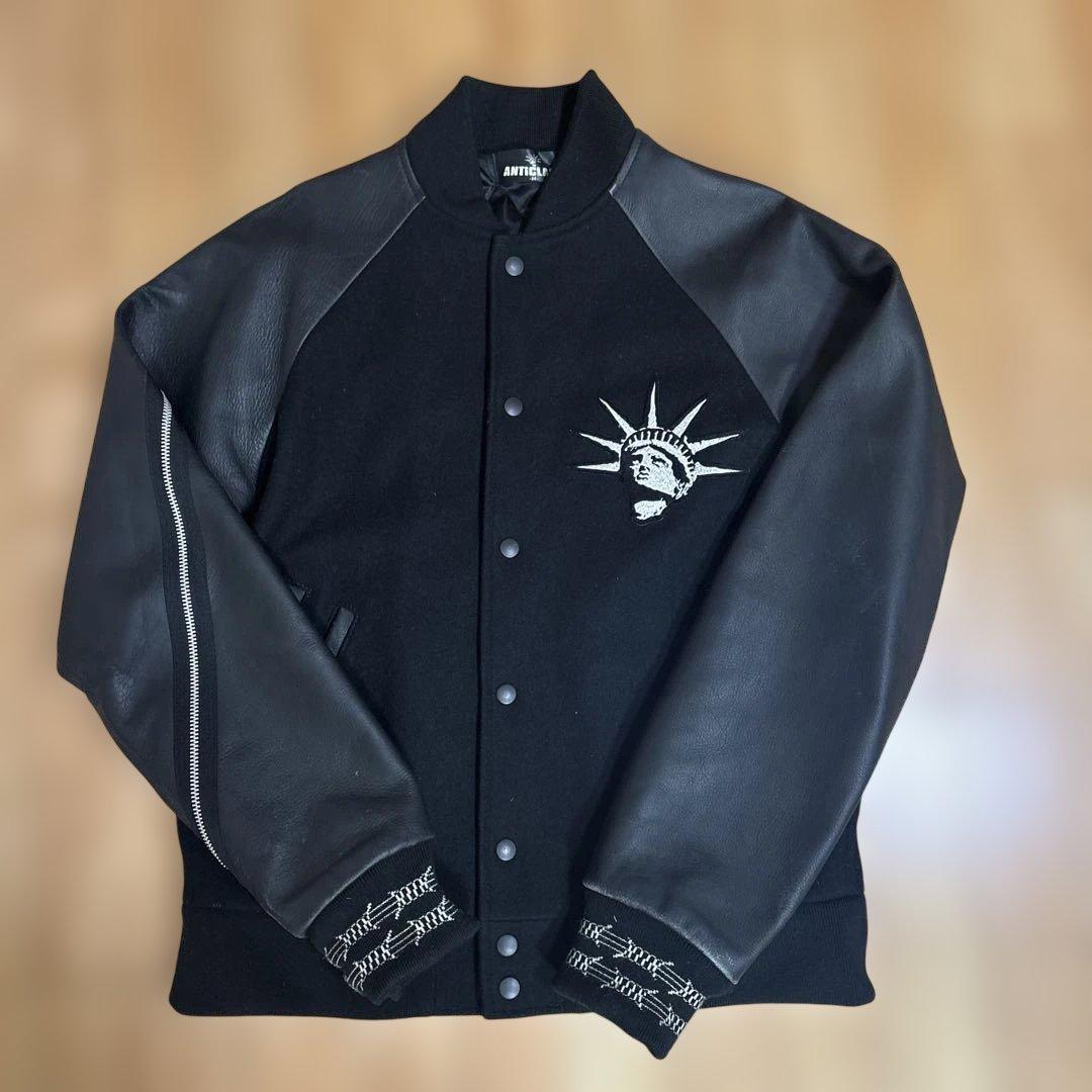 ANTICLASS ウール レザージャケット スタジャン Mサイズ