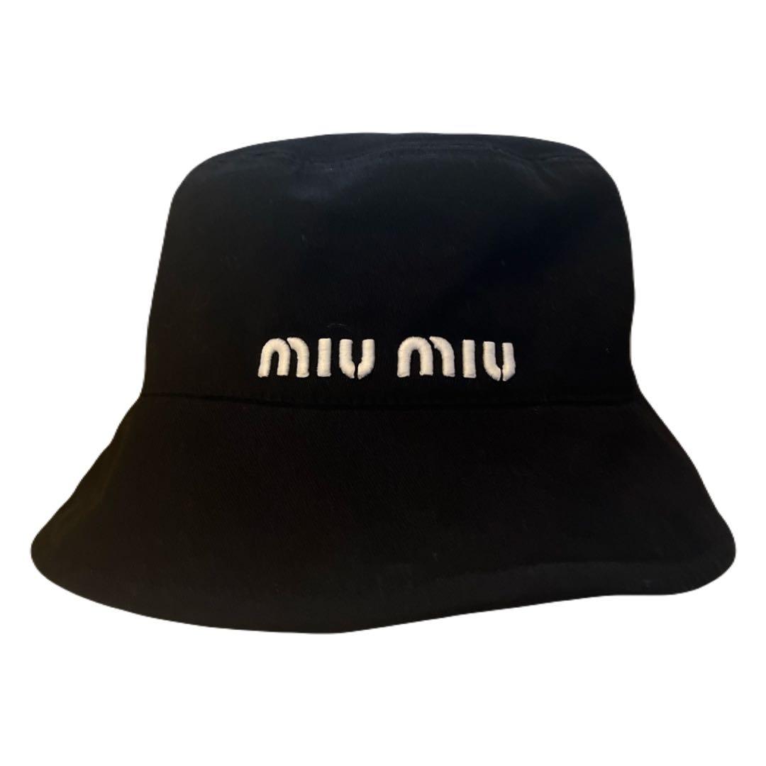 MIUMIU バケットハット バケハ 黒【美品】