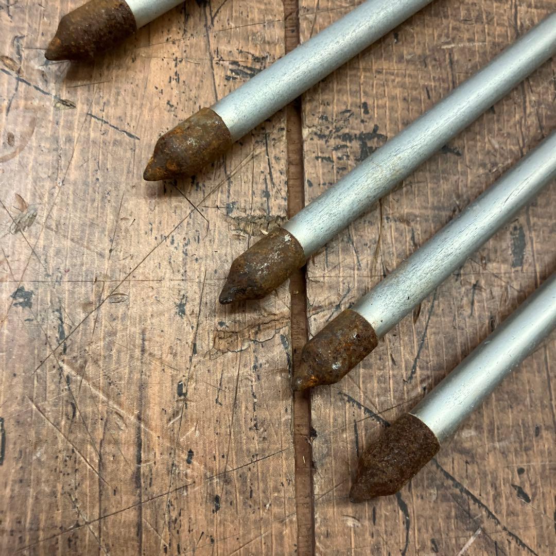 昭和レトロ 弓道具 矢 矢羽 武道具 101cm 104.5cm 8本セット