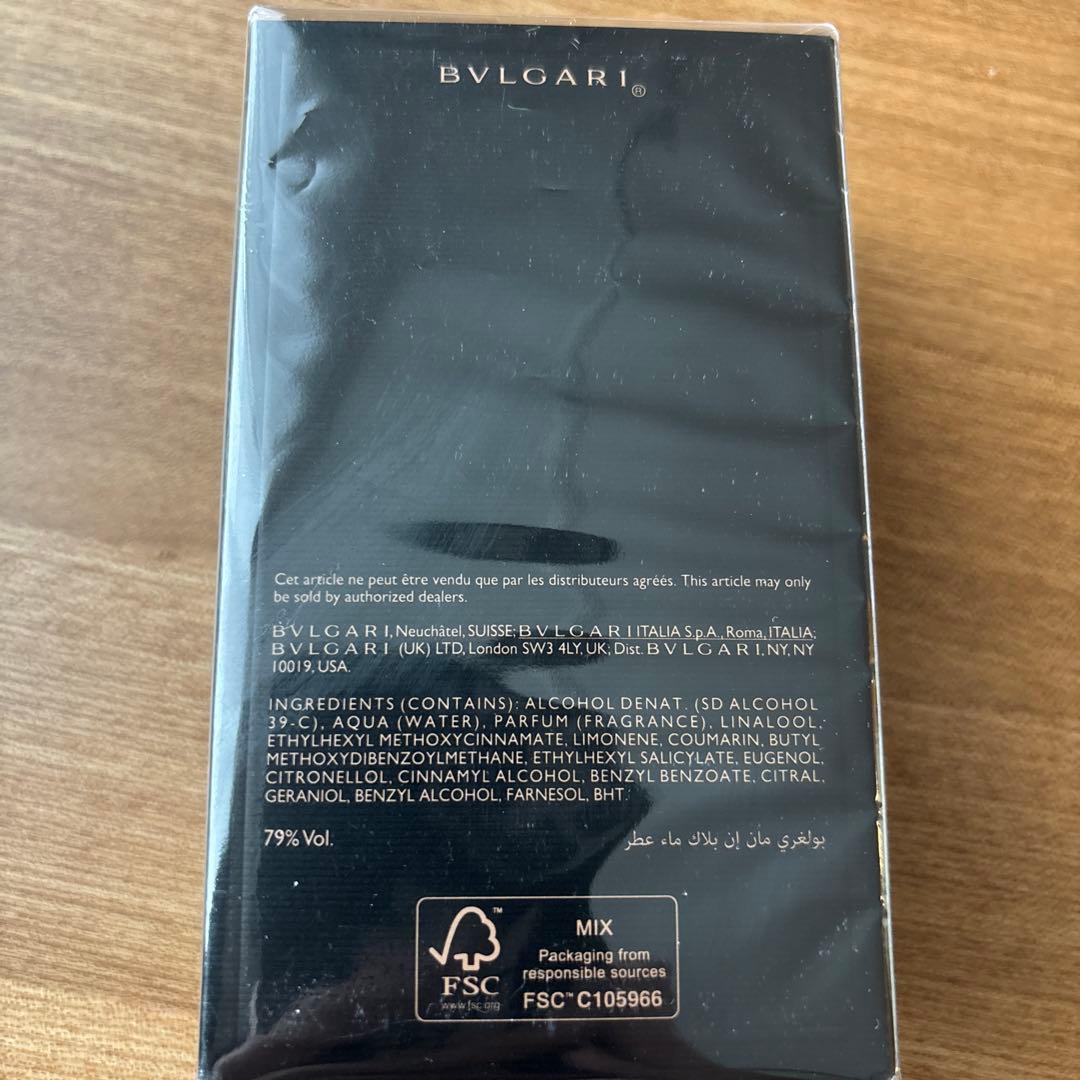 ブルガリ　マンインブラック