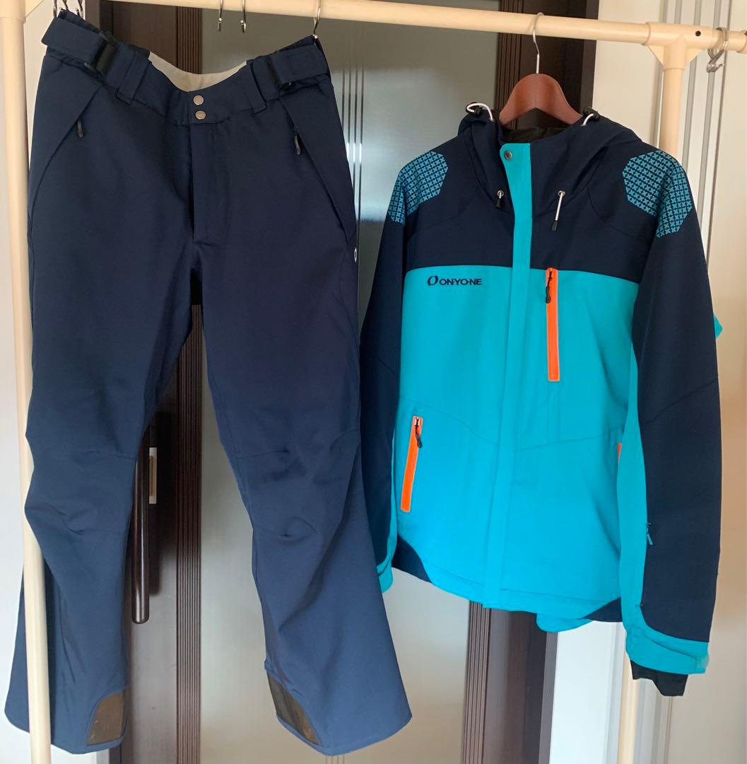 ONYONE スキーウェア ネイビー/ターコイズ