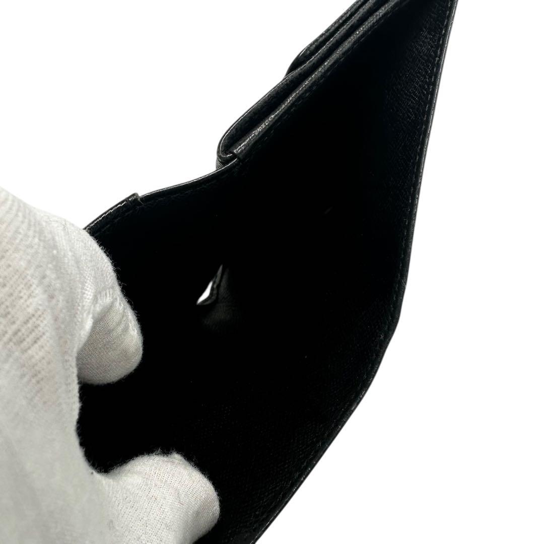 【美品】ルイヴィトン 2つ折り財布 タイガ 本革 レザー アルドワーズ 黒