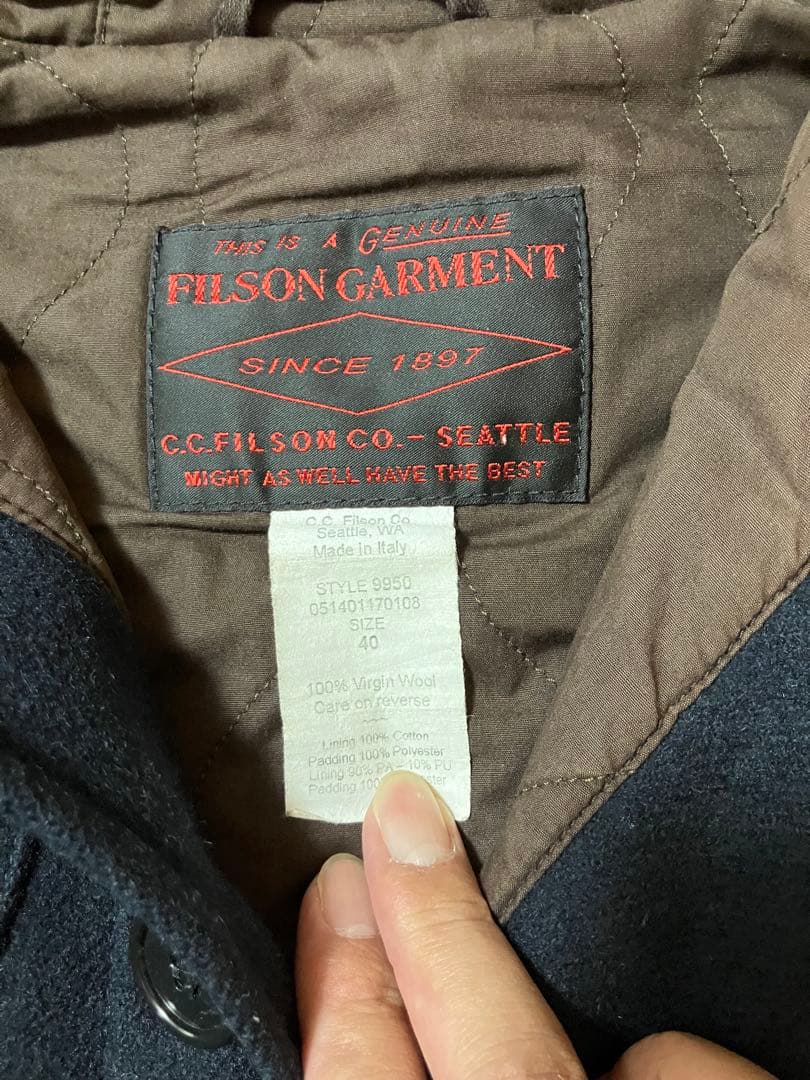 イタリア製 FILSON ITALY ダッフルコート フィルソン マッキーノ