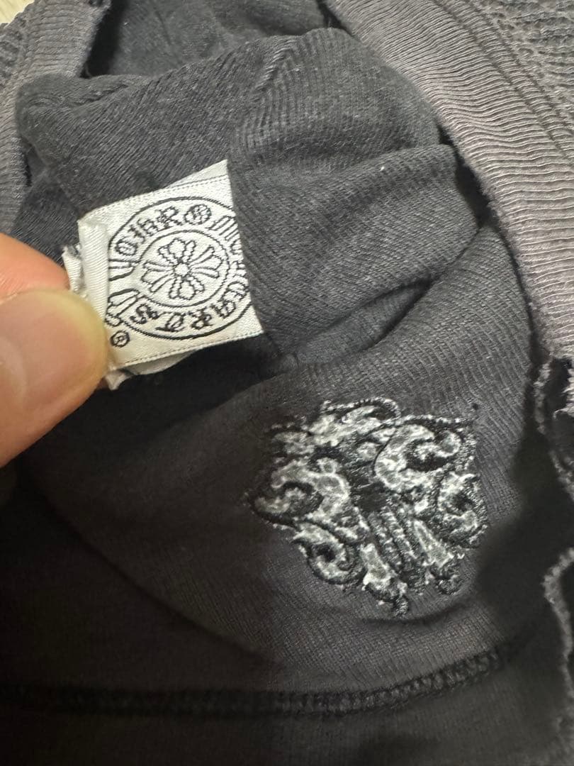 ☆クロムハーツ サーマル　刺繍 ニット帽 ダガー ヴィンテージ