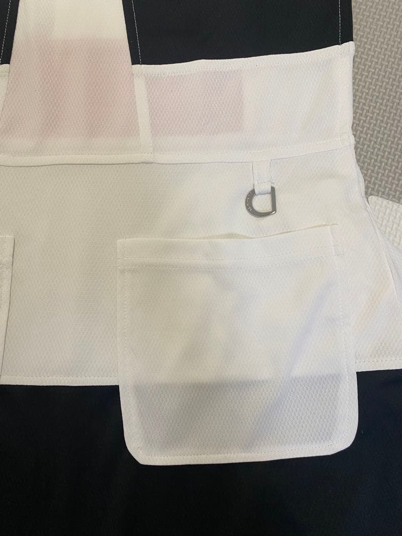 【極美品】ジュンアンドロペ ゴルフワンピース インナー付 白黒ピンク S