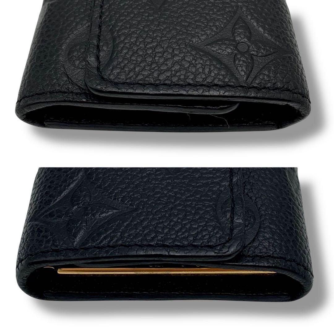 美品✨ルイヴィトン アンプラント ミュルティクレ 6連キーケース ノワール 黒