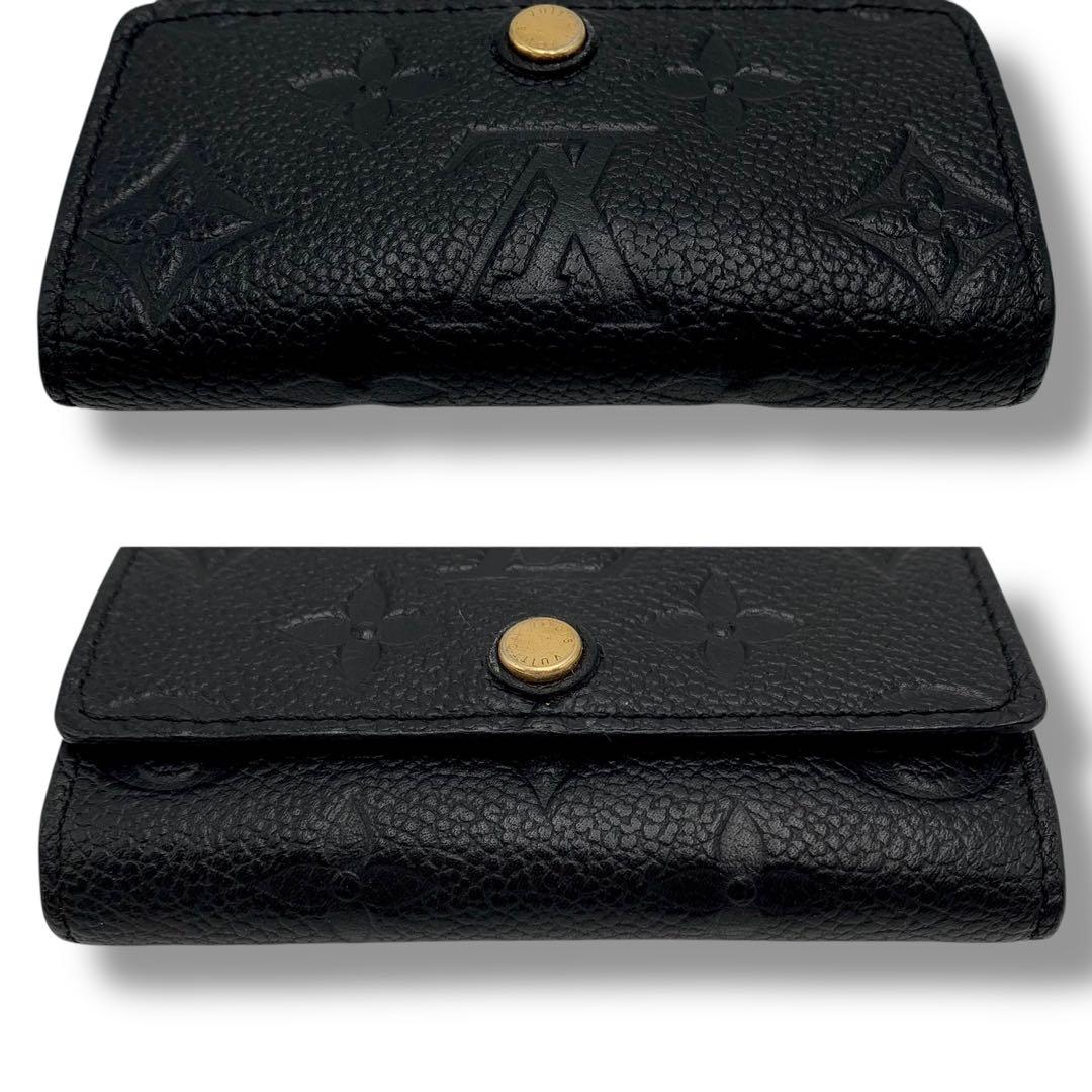 美品✨ルイヴィトン アンプラント ミュルティクレ 6連キーケース ノワール 黒