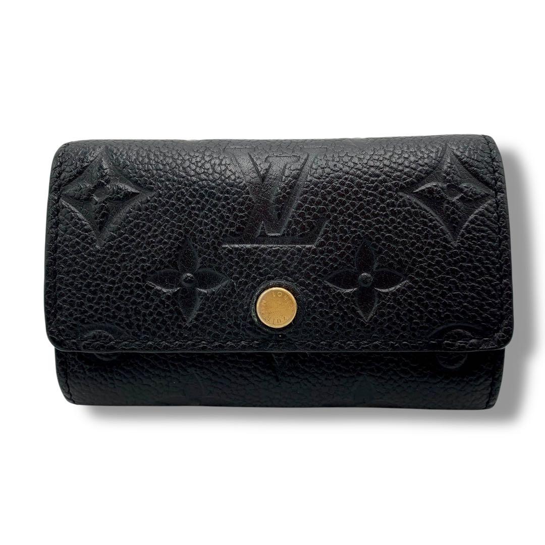 美品✨ルイヴィトン アンプラント ミュルティクレ 6連キーケース ノワール 黒