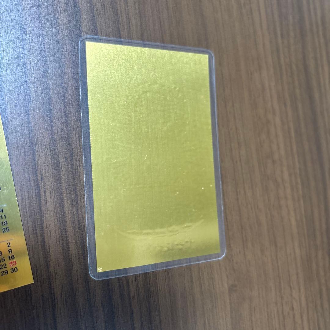 純金カードカレンダー三菱マテリアル　銀座田中貴金属