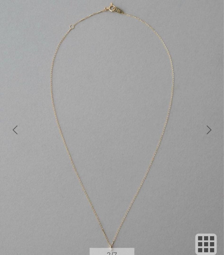 ete K10YG レイヤー ダイヤモンド ネックレス