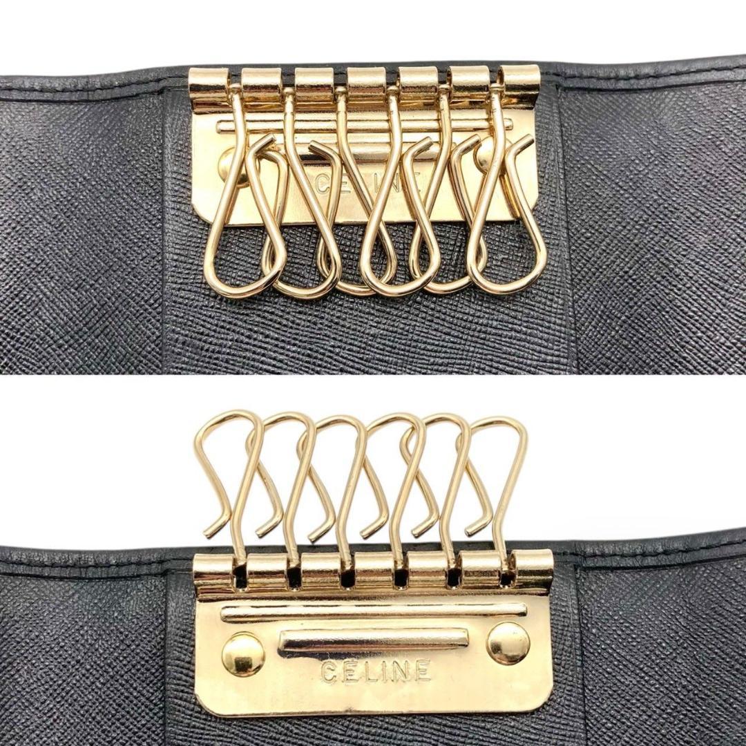 セリーヌ 6連キーケース レザー ブラウン マカダム 新品 タグ付き 70602