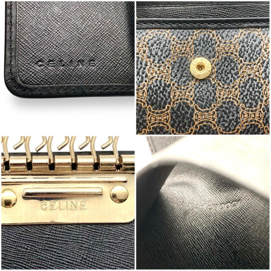 セリーヌ 6連キーケース レザー ブラウン マカダム 新品 タグ付き 70602