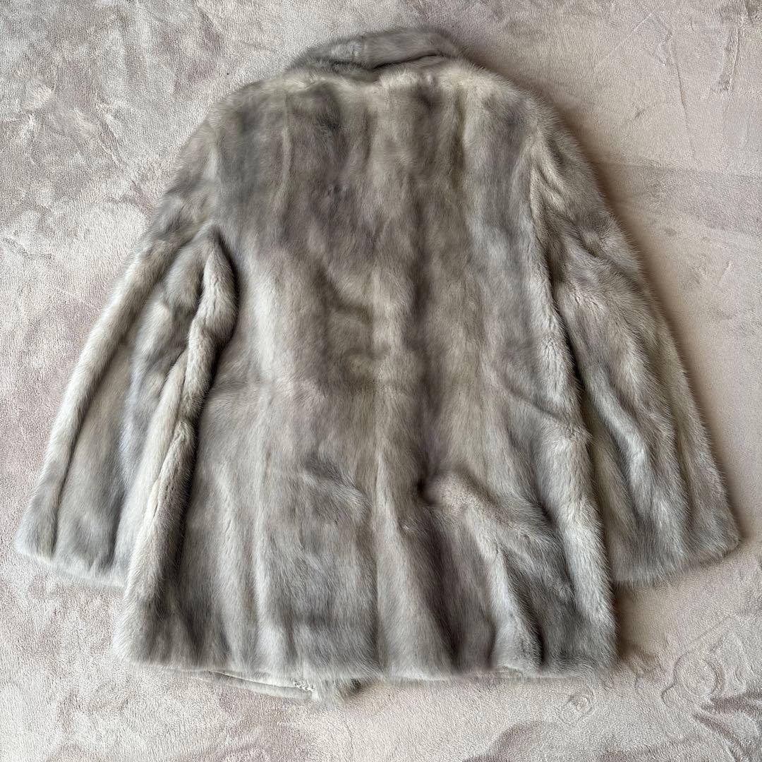 サファイヤミンクファーコート リアルファー 11号