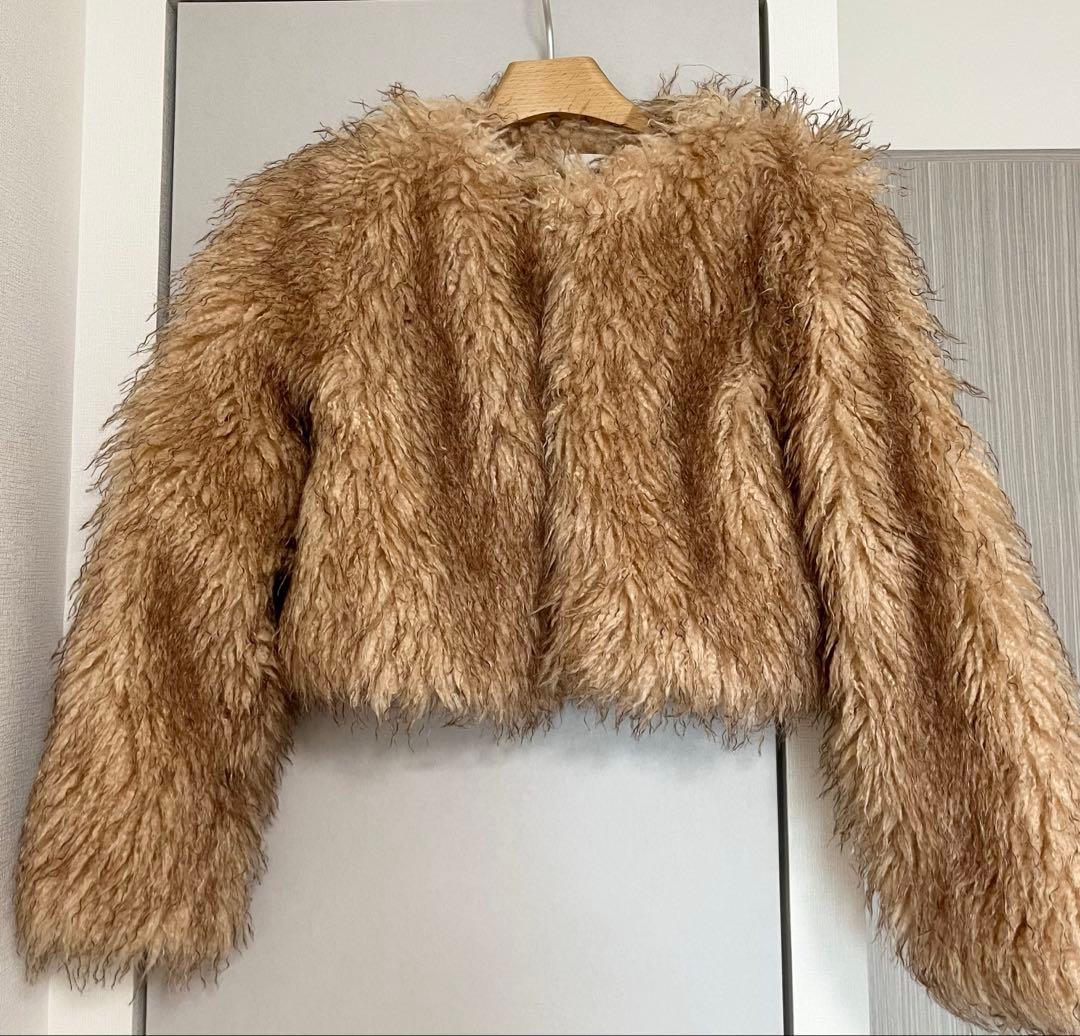 【美品】THETOE LANE FUR COAT M