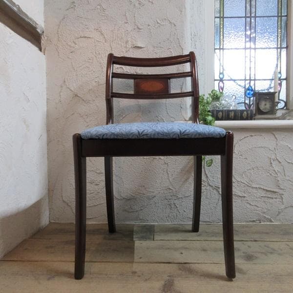 イギリス アンティーク 家具 ダイニングチェア 椅子 イス 英国 4555d