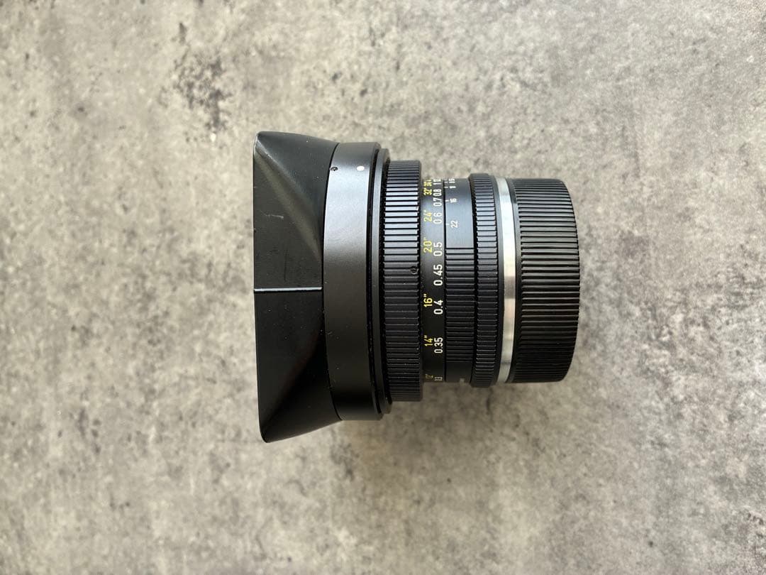 フィルムカメラ LEICA R4s + SUPER ANGULON-R20mm F4