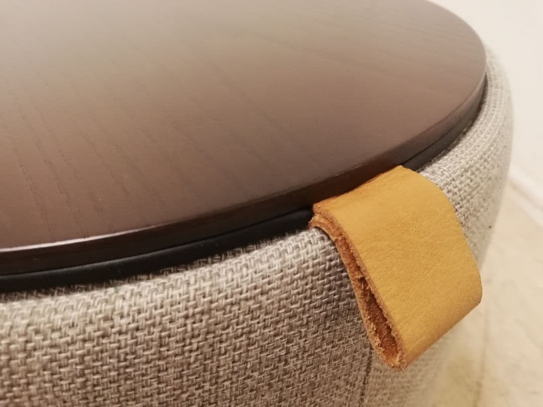 マルイチセーリング スツール+テーブル一体型インテリア 36cm幅 ダークオーク