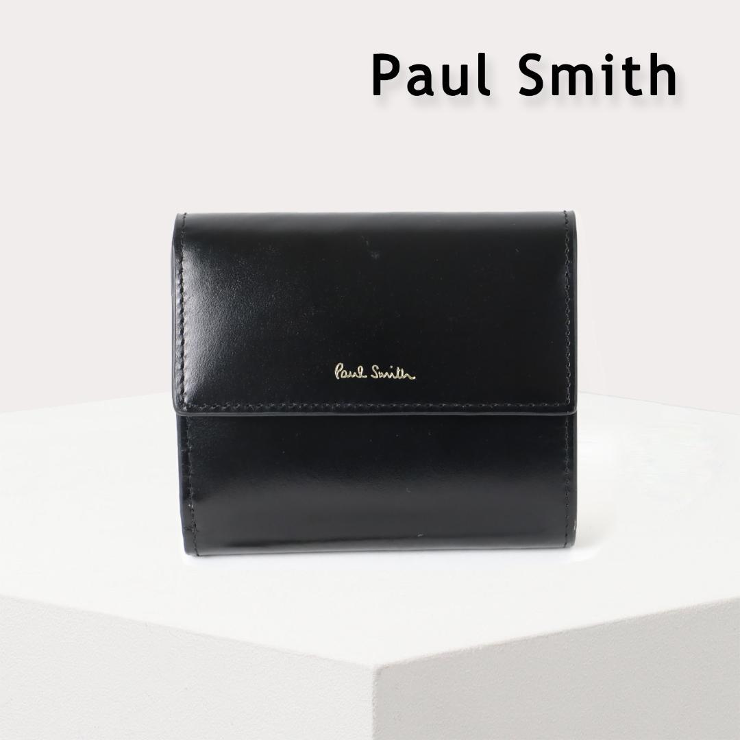 474 新品 Paul Smith ポールスミス 三つ折り財布 BPS563