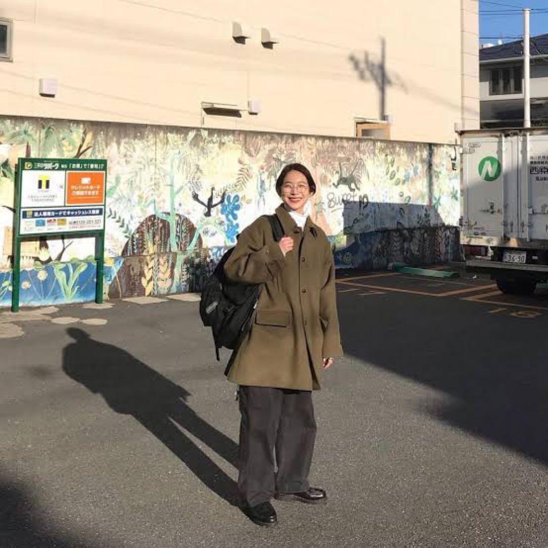 有原みゆき着用　undecorated ハーフコート